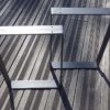 Pieds acier plat créations DIY meubles bas